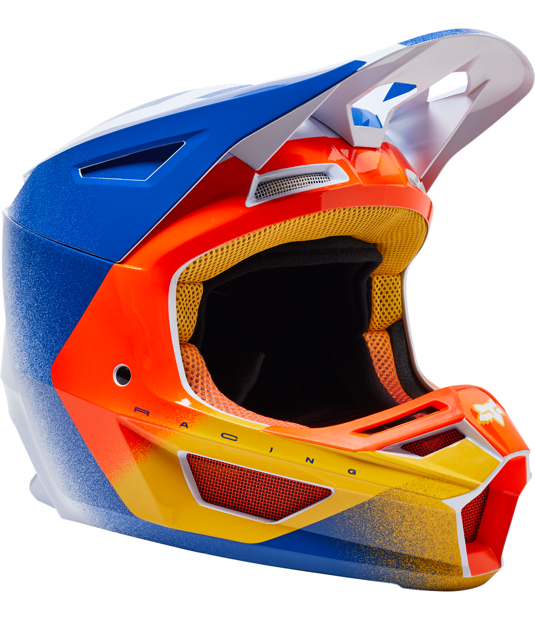 Casco Fox V2 Rkane [Org/Blu] 28802-592